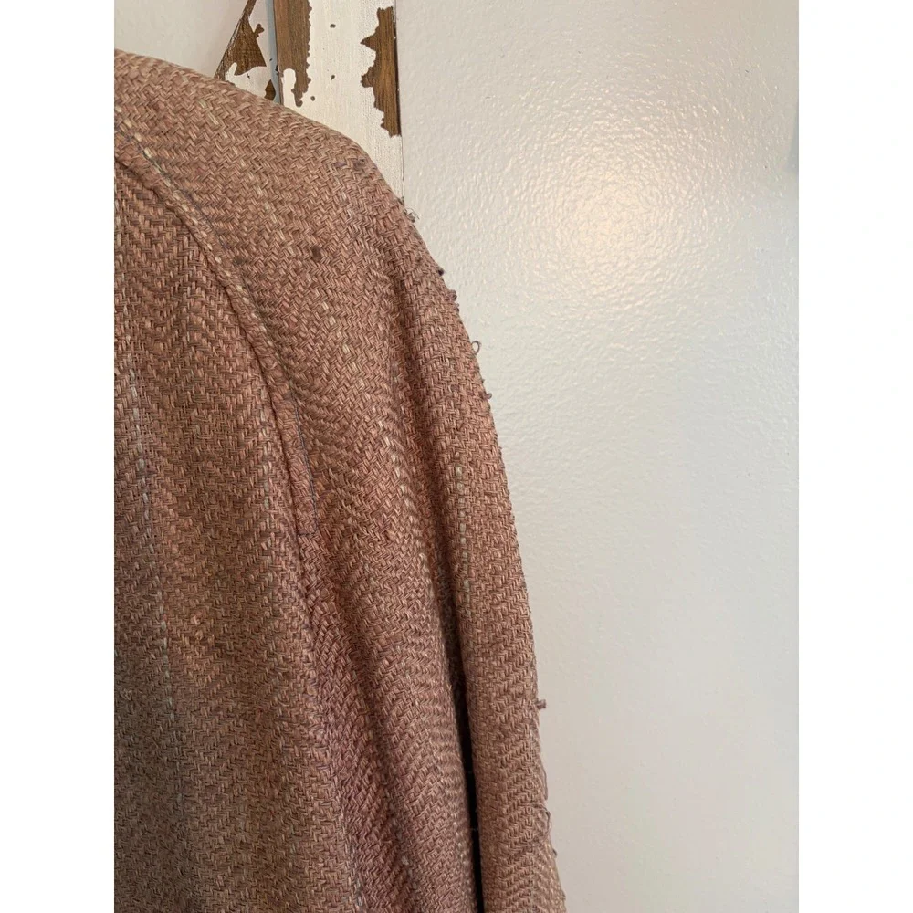 Vtg Dior Sport Tweed Blazer Herringbone Christian Dior *Read*